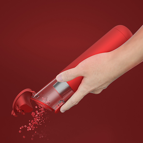 AutoBot V mini portable vacuum cleaner Red